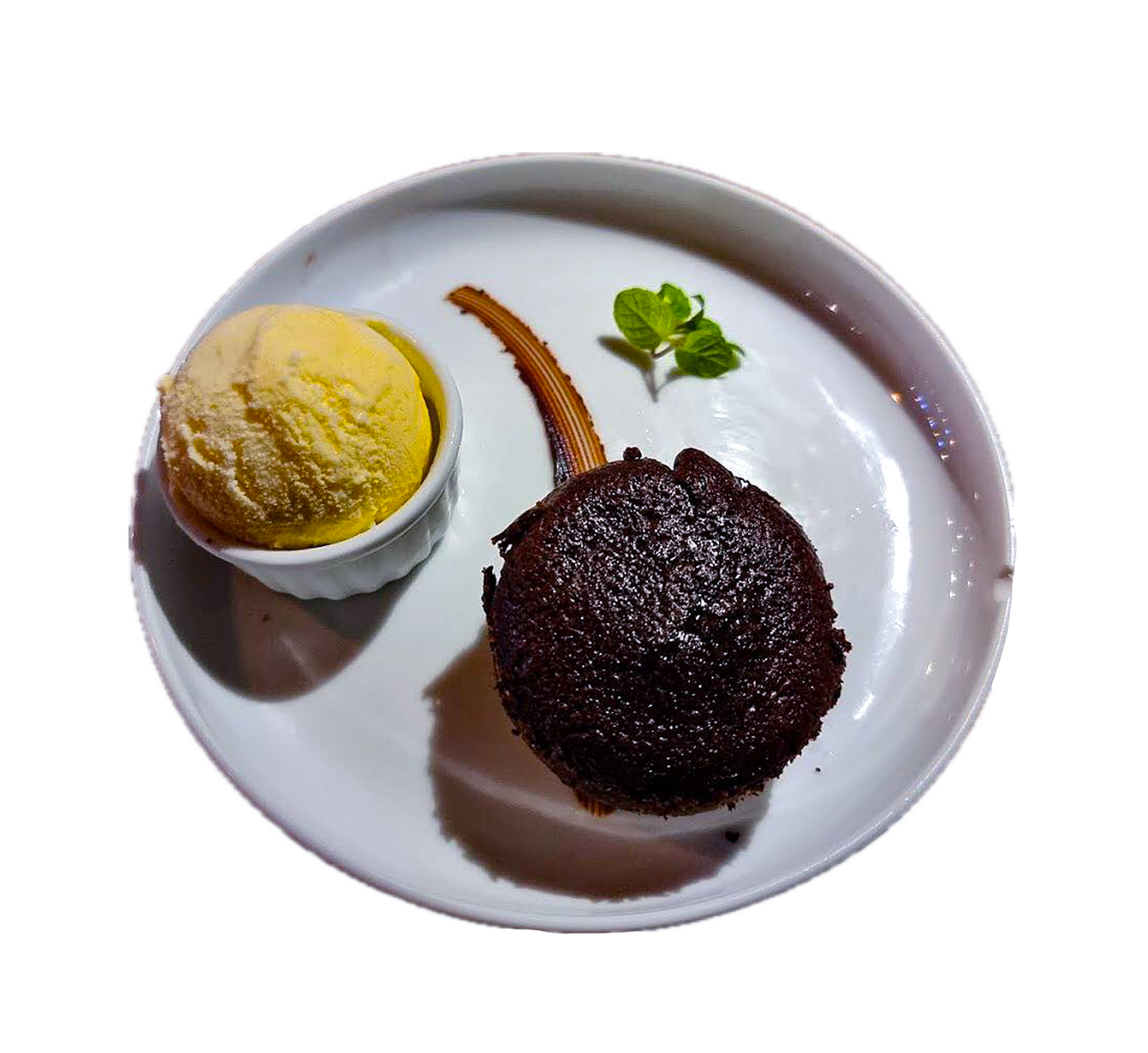 Hot chocolate Lava cake and Ice cream